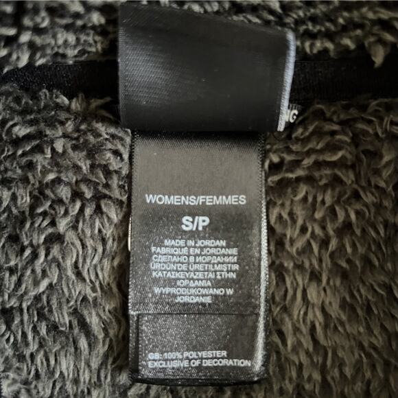 The North Face Osito 2 Army Green Black Stripe Full Zip Fleece Jacket - Picture 4 of 4